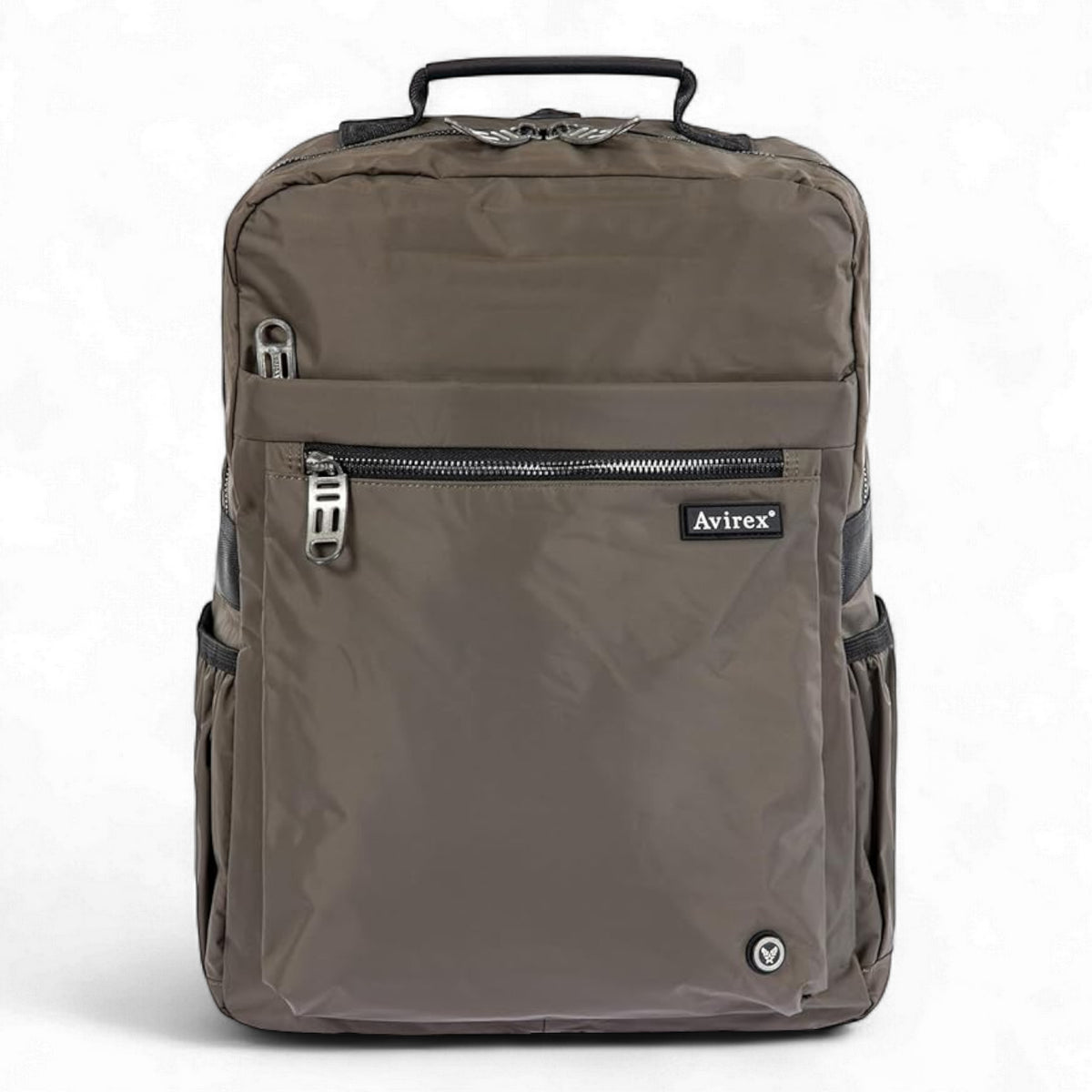 Avirex Bomber-Rucksack für Herren mit 16,6"-Laptopfach aus grünem Nylon