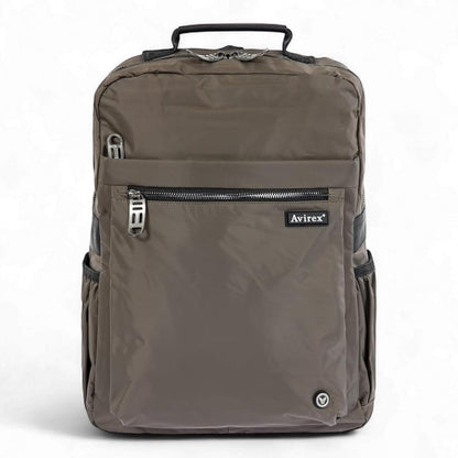 Avirex Bomber-Rucksack für Herren mit 16,6"-Laptopfach aus grünem Nylon