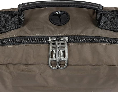 Avirex Bomber-Rucksack für Herren mit 16,6"-Laptopfach aus grünem Nylon