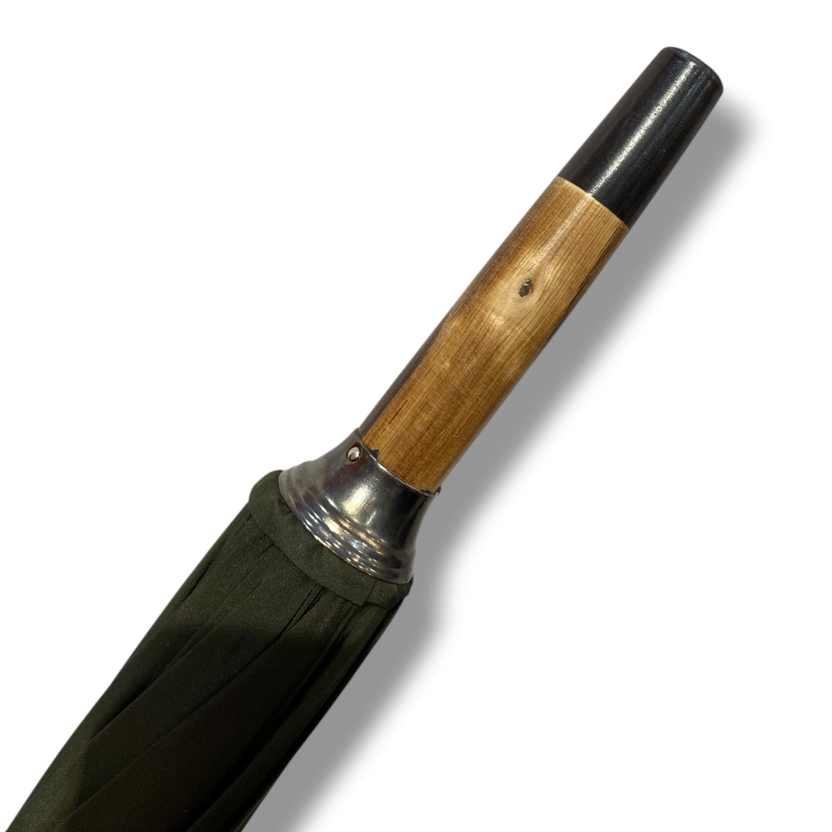 Ombrello Bastone intero Radice di Castagno 10 Stecche - Lavorazione artigiamnale Ombrelli Domizio dal 1989
