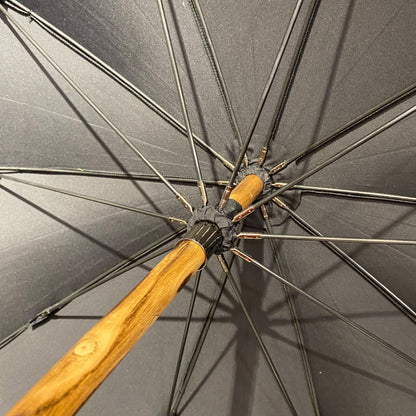 Regenschirm aus Kastanienwurzeln mit 10 Streben – handgefertigt von Ombrelli Domizio seit 1989