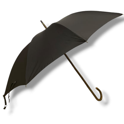 Regenschirm aus Apfelholz mit 10 Streben – Handgefertigt von Ombrelli Domizio seit 1989 – Hergestellt in Italien