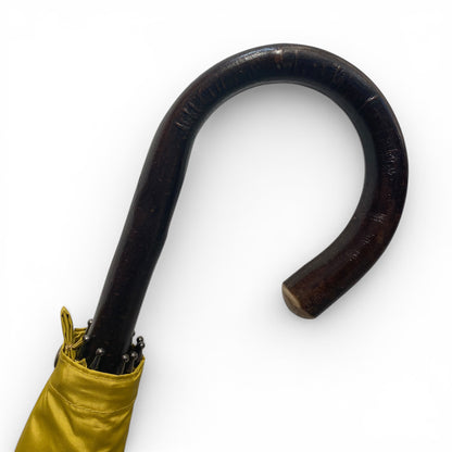 Ombrello Bastone intero in legno di Castagno 10 Stecche - Lavorazione artigiamnale Ombrelli Domizio dal 1989
