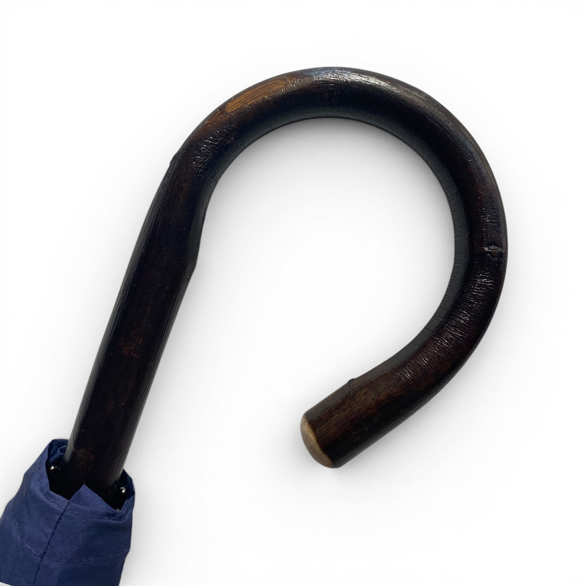 Ombrello Bastone intero legno di Castagno 10 Stecche - Lavorazione artigiamnale Ombrelli Domizio dal 1989