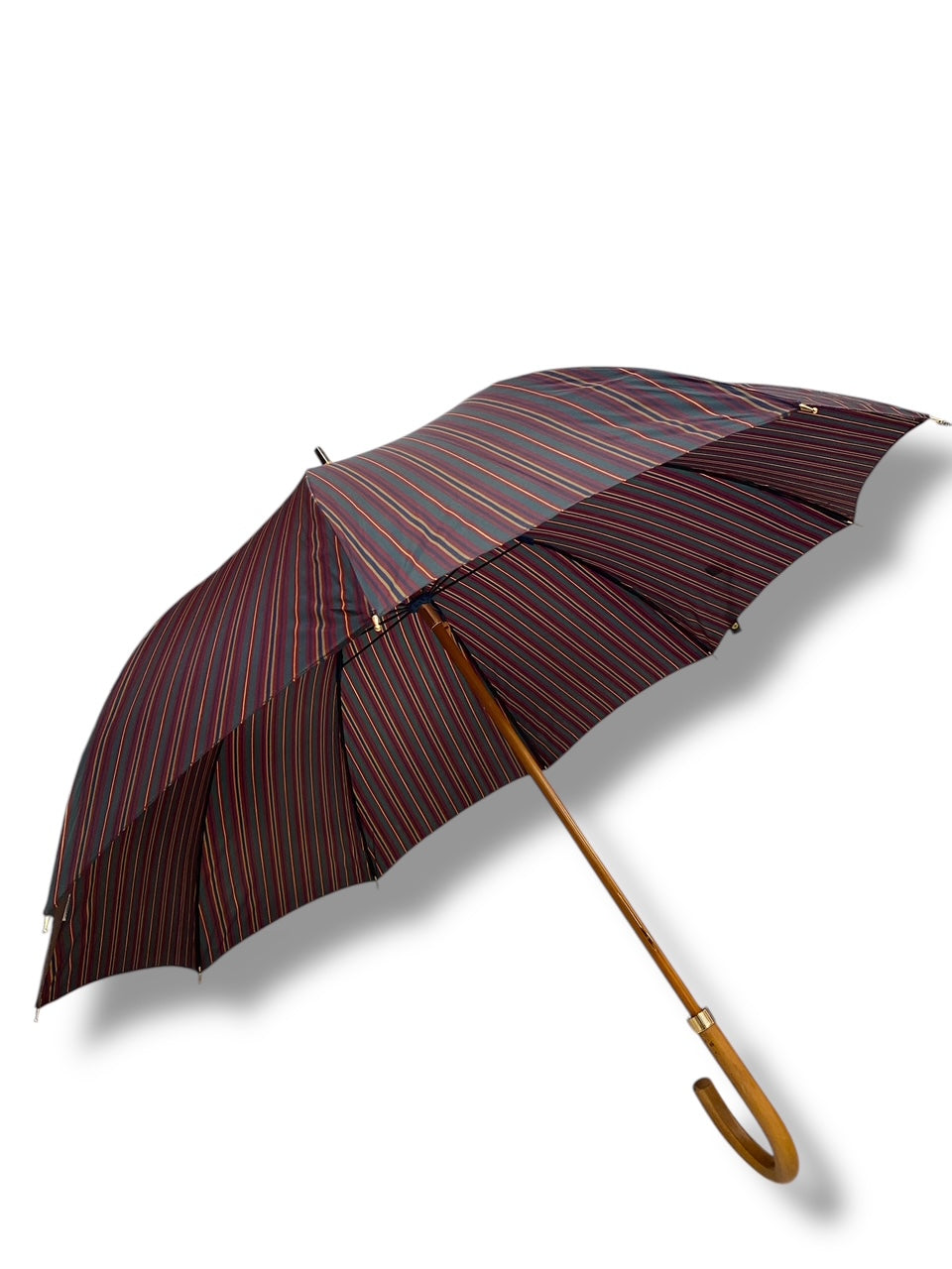 Ombrello classico manico in Canna di Malacca tessuto Nylon