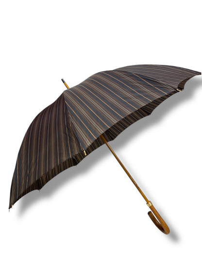 Ombrello classico manico in Canna di Malacca tessuto Nylon