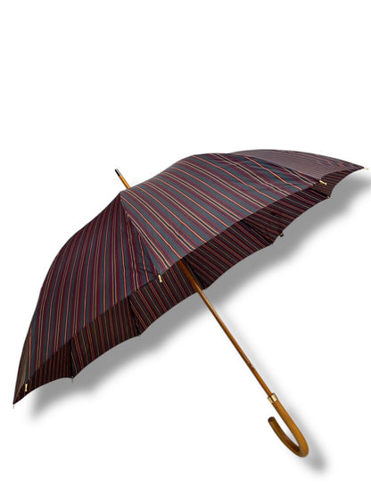 Ombrello classico manico in Canna di Malacca tessuto Nylon