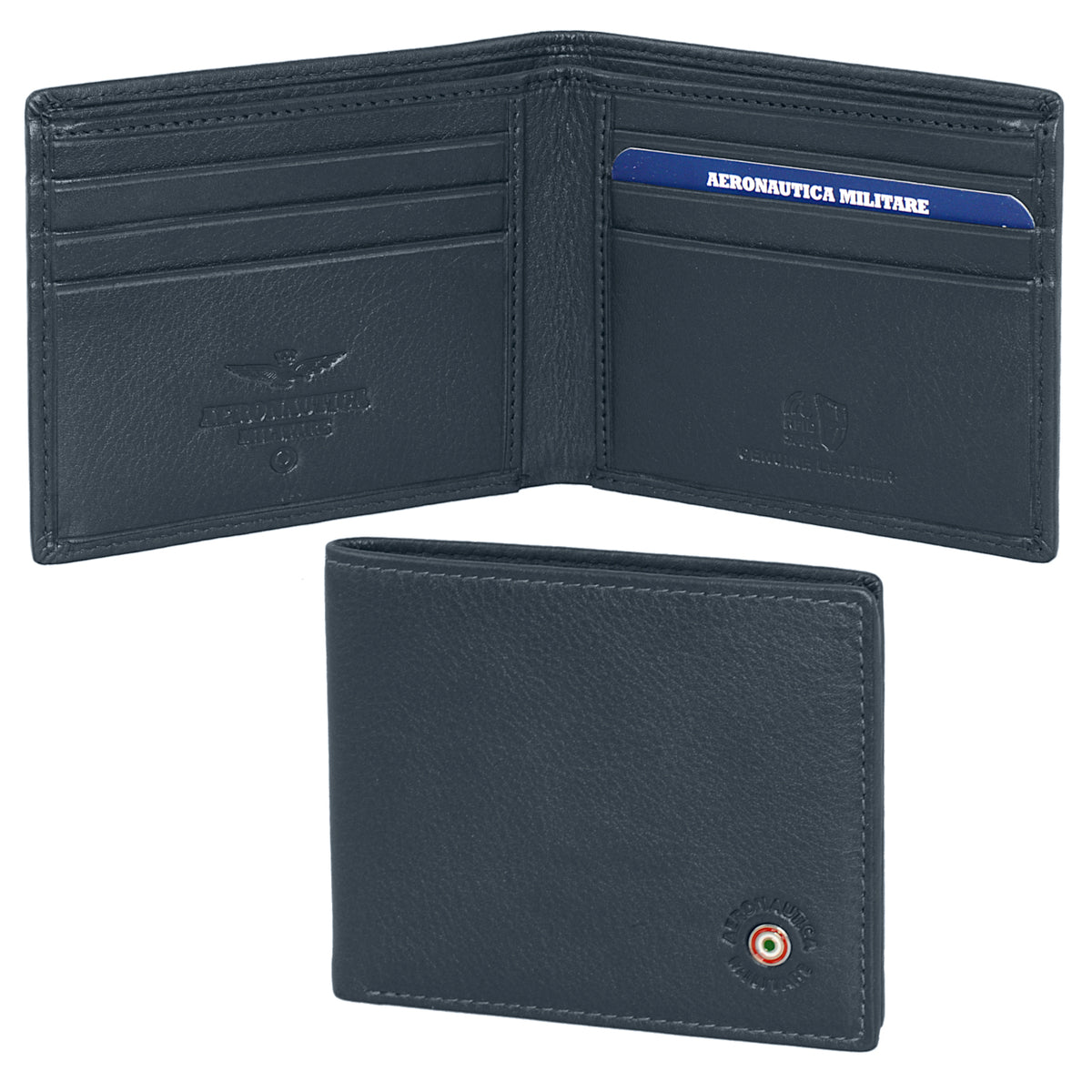 Portafogli in pelle con porta carte di credito AM 130