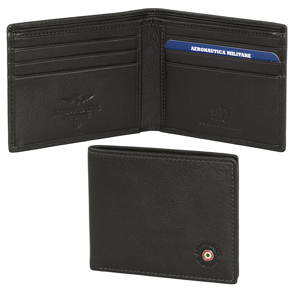 Portafogli in pelle con porta carte di credito AM 130