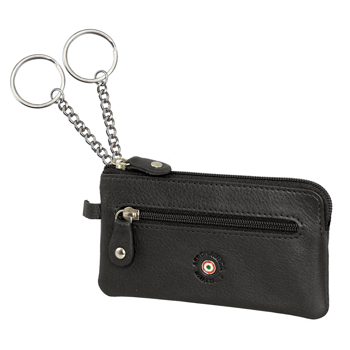Portachiavi in pelle con portaspicci AM 137