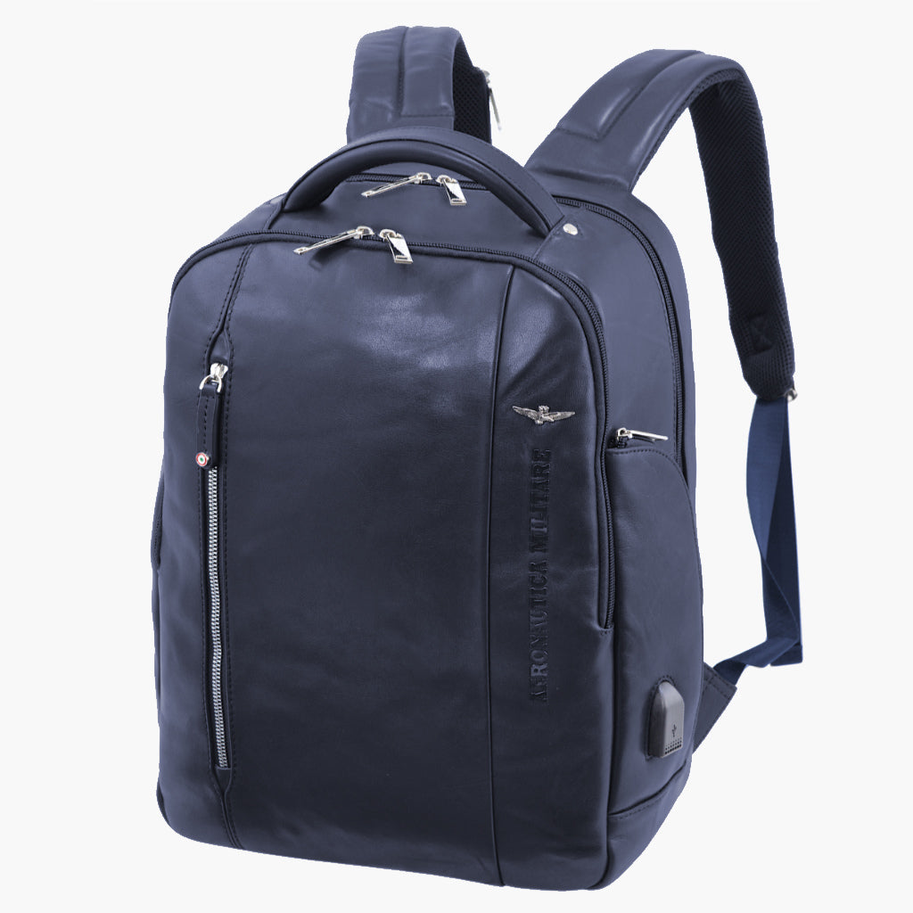 Zaino porta PC in pelle linea Thunder AM 464