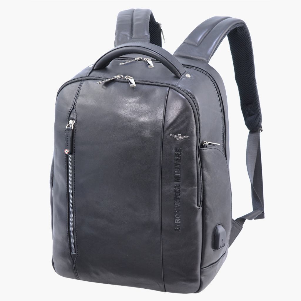 Zaino porta PC in pelle linea Thunder AM 464