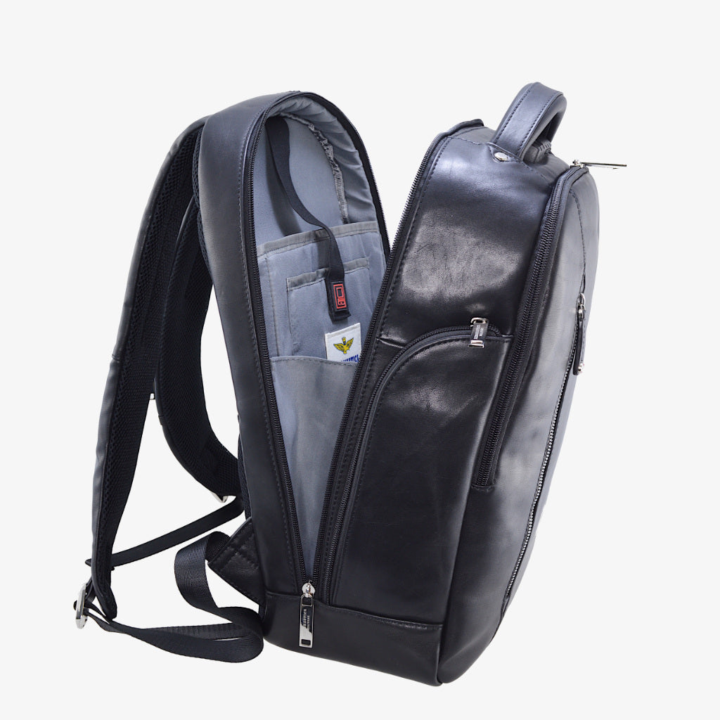Zaino porta PC in pelle linea Thunder AM 464